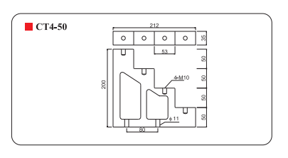 Set of technical drawings or schematics for electrical components on a gray background