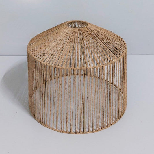 AURA Woven Paper Rope Tall Pendant Light - 45cm Aura Lighting