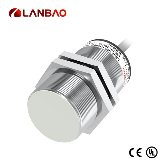 M30 Inductive Proximity Sensor LR30XBN22DNOY 15mm or 22mm Detection NO NC - Lanbao - Azar Group