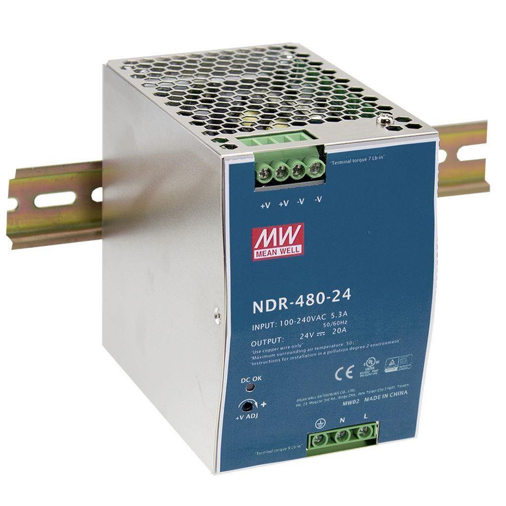 MNW - NDR - 480 - 24 - Mean Well - Azar Group