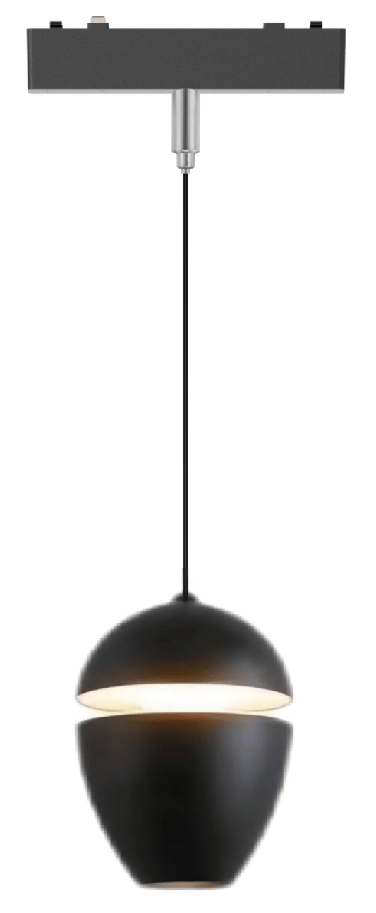 Pandent Light Black 4000K DC48V 6W D80*H120 - Magnetic Track LED Light - Aura Lighting - Azar Group