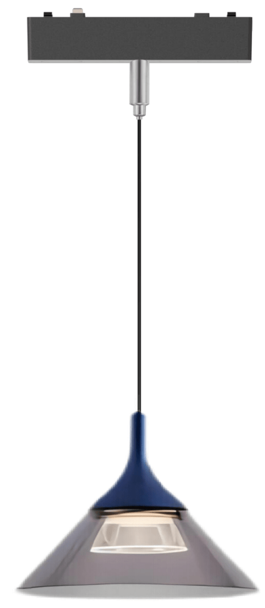 Pandent Light Blue 4000K DC48V 6W D200*H200 - Magnetic Track LED Light - Aura Lighting - Azar Group