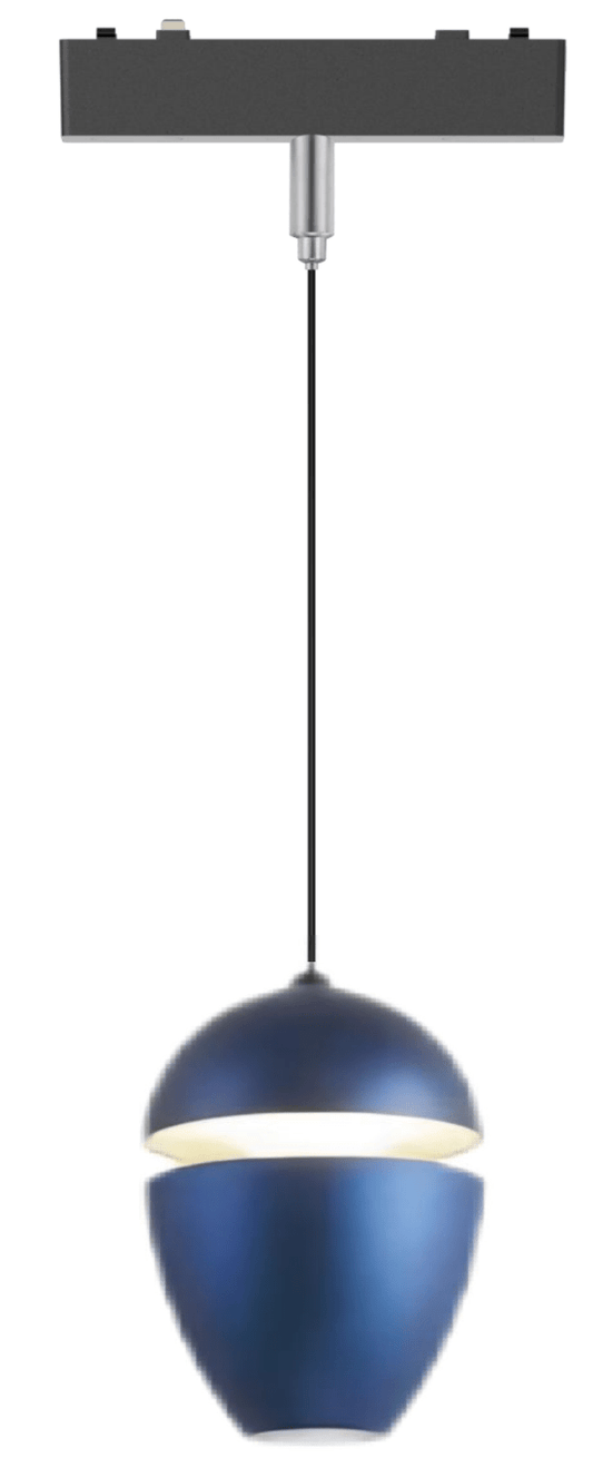 Pandent Light Blue 4000K DC48V 6W D80*H120 - Magnetic Track LED Light - Aura Lighting - Azar Group