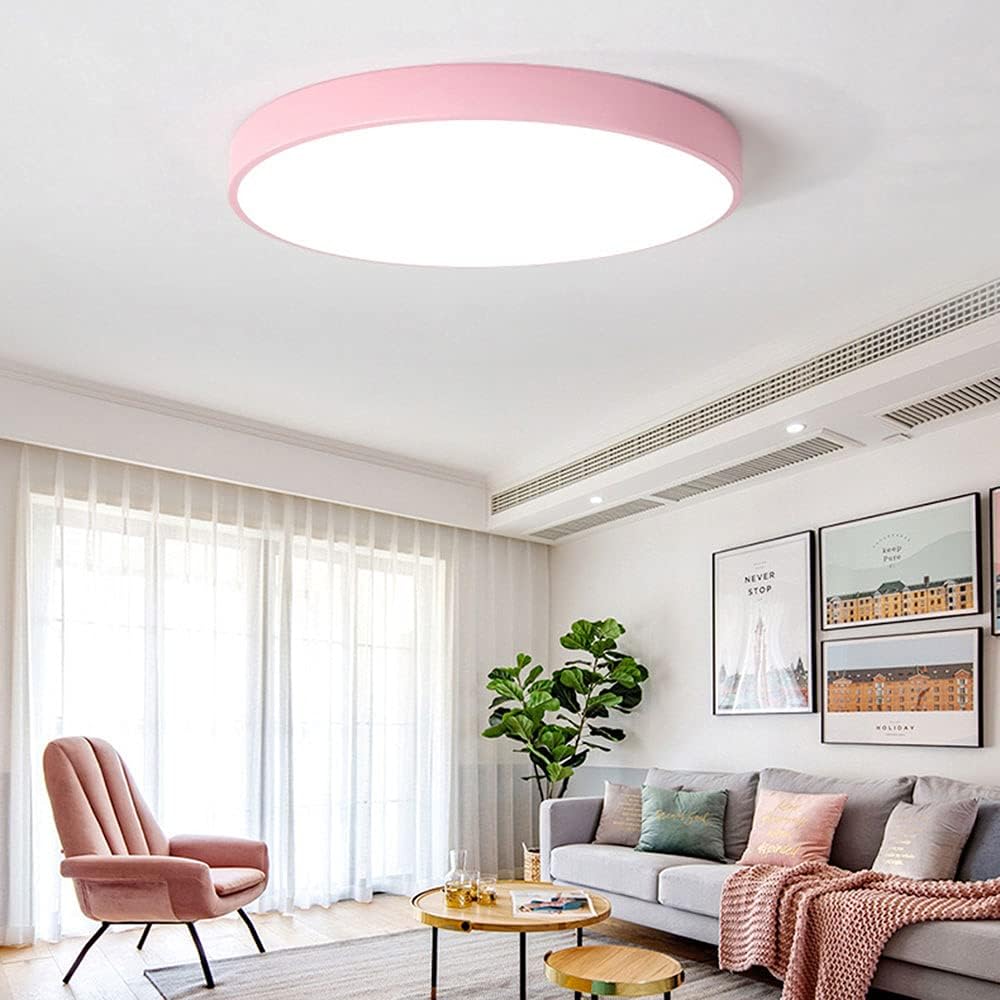 Pink Green Macaron LED 50CM 100W Ceiling Light 4000K - Aura Lighting - Azar Group