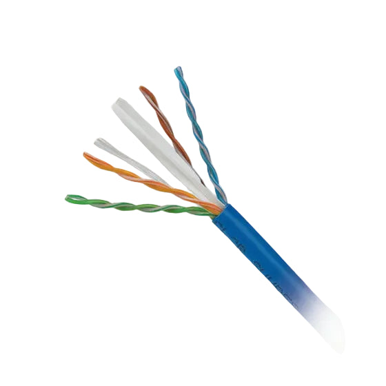 V.E.M. Cat6 UTP 305m Indoor Network Cable - 0.55mm CCA, Blue Azar Group