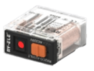 REL - RX1CO - A220LT Relay with Button and LED light 250VAC - A220L - Control Relay - RY - ELE - Azar Group