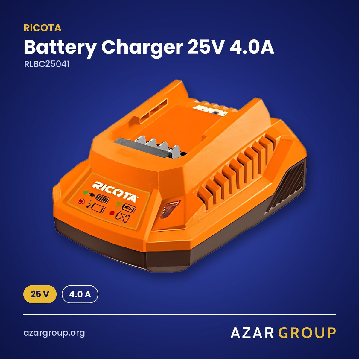 RICOTA RLBC25041 Battery Charger 25V 4.0A – 25 V, 4.0 A