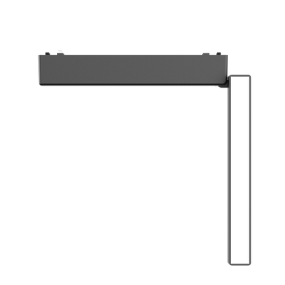 Rotating Folding Flood Light 12T Horizontal 340° Vertical 180° Black 4000K DC48V 150° 10W L230*W26*H80mm - Magnetic Track LED Light - Aura Lighting - Azar Group