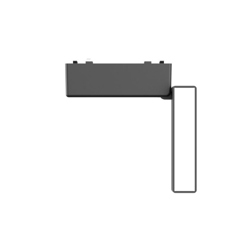 Rotating Folding Flood Light 6T Horizontal 340° Vertical 180° Black 4000K DC48V 150° 5W L122*W26*H80mm - Magnetic Track LED Light - Aura Lighting - Azar Group