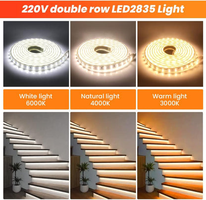 Strip Light 220V High Lumen 10CM Cut PVC IP65 - LED Lights & Lighting - Aura Lighting - Azar Group