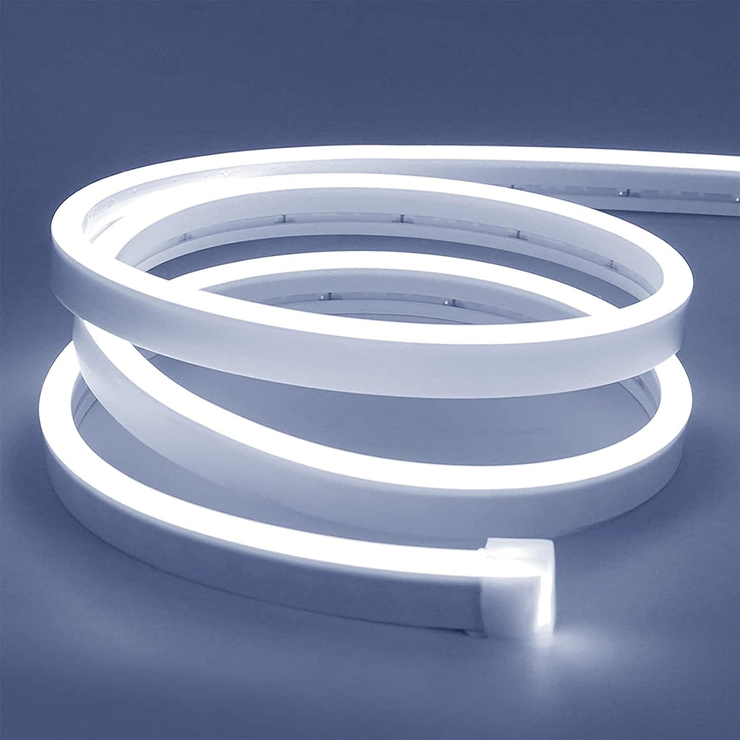 Strip Light Cool White Neon Flex 220V High Lumen 10CM Cut PVC IP65 - LED Lights & Lighting - Aura Lighting - Azar Group