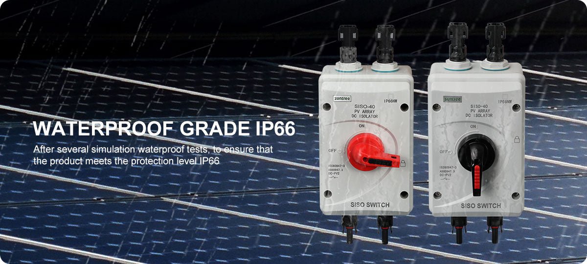 Suntree SISO - 40 DC Isolator Switch - Solar Accessories - Suntree - Azar Group