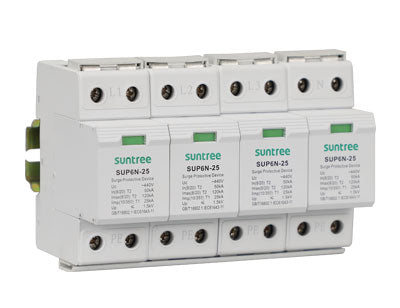 SUNTREE Surge Protector 4P 385VAC T1+T2 50-100KA