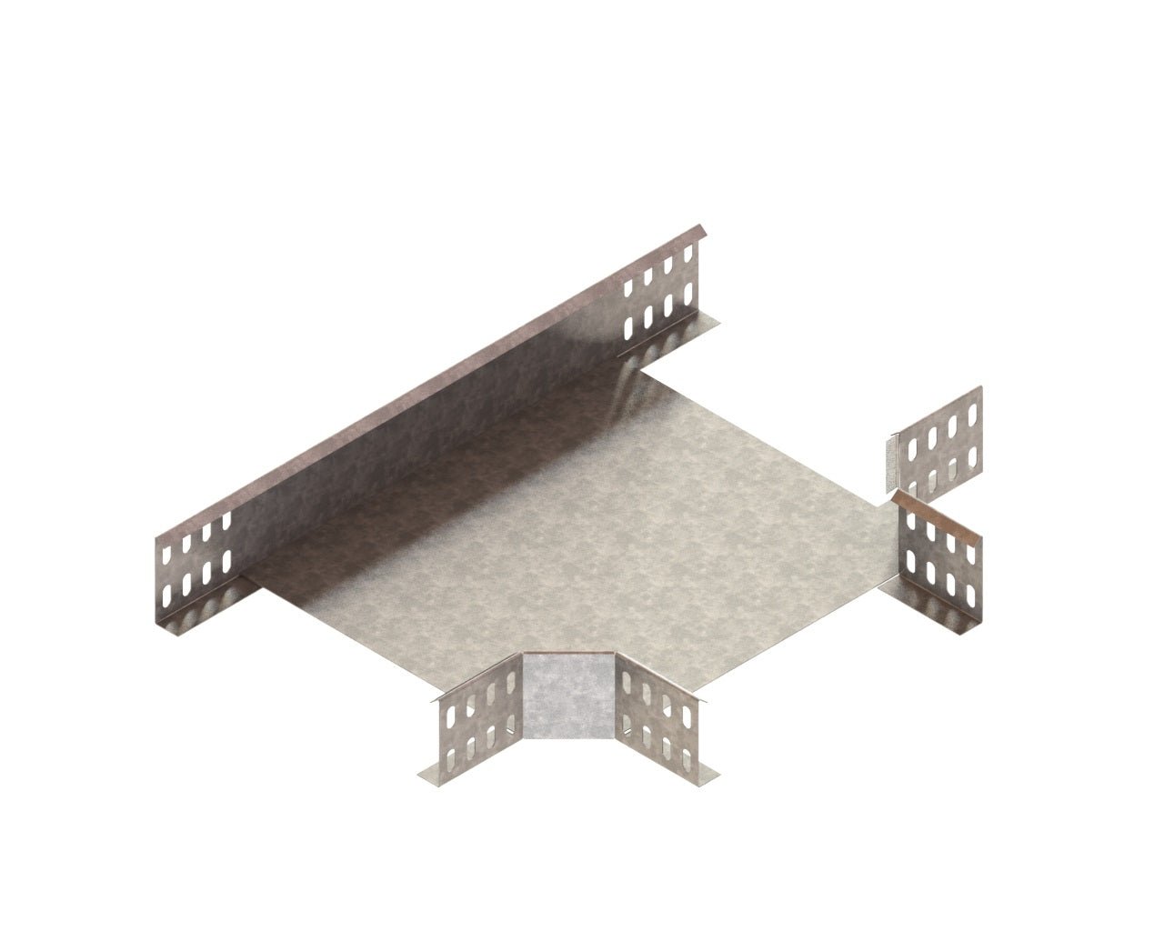 T Horizontal Bend of Cable Tray H:50MM W:200MM T:1.0MM Pre - Galvanized - IPOS - Azar Group