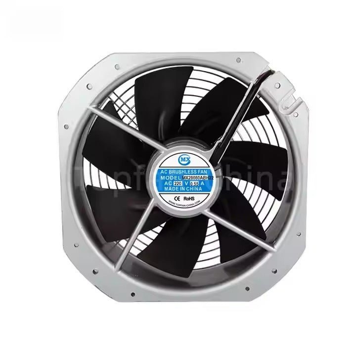 Tidar Cooling Fan Ball Bearing Copper Wire 225x225x80MM 220V - Fans - Tidar - Azar Group