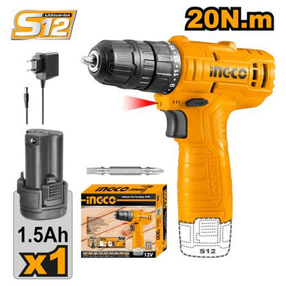 INGCO Cordless drill CDLI12415