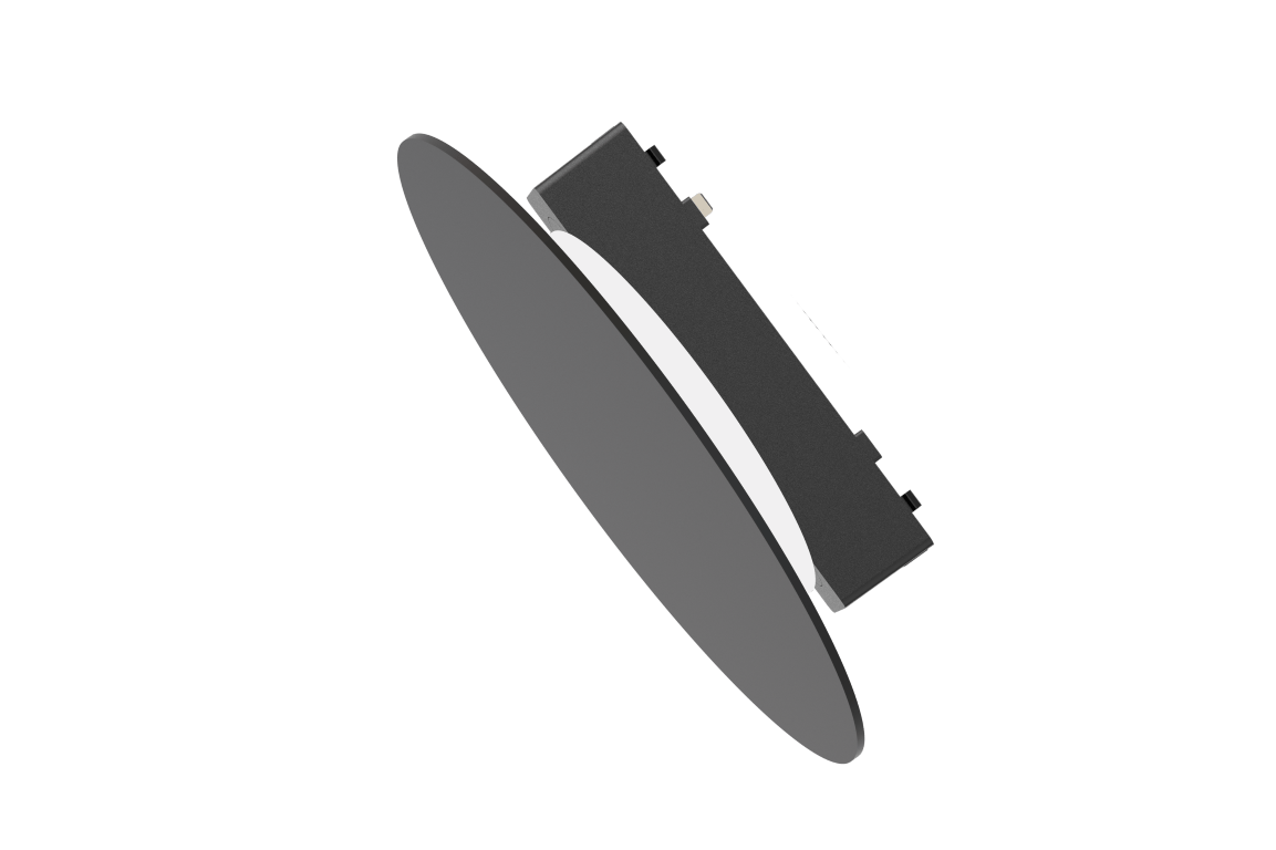 Total Solar Eclipse Wall Lamp Black 4000K DC48V 150° 9W D168*H48mm - Magnetic Track LED Light - Aura Lighting - Azar Group