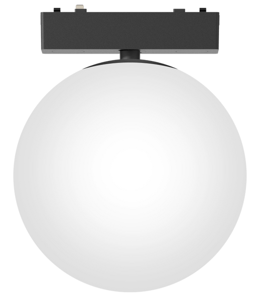 Track Ball Light Black 4000K DC48V 320° 6W D150mm*H150mm - Magnetic Track LED Light - Aura Lighting - Azar Group
