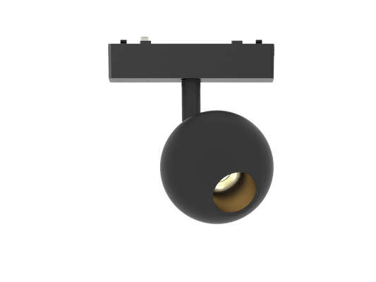Track Bowling Spotlights Black 4000K DC48V 24° 10W D80*H148mm - Magnetic Track LED Light - Aura Lighting - Azar Group
