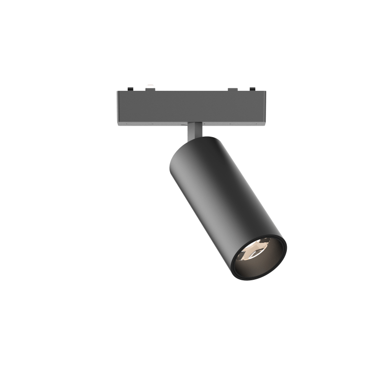 Track Spotlights T44 Black 4000K DC48V 24° 9W D44*L110mm - Magnetic Track LED Light - Aura Lighting - Azar Group