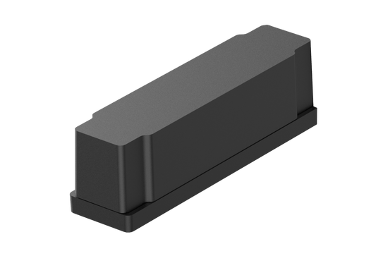 Ultra Thin Surface Mounted Cable Storage Box Black L100*W26*H29 - Magnetic Track LED Light - Aura Lighting - Azar Group