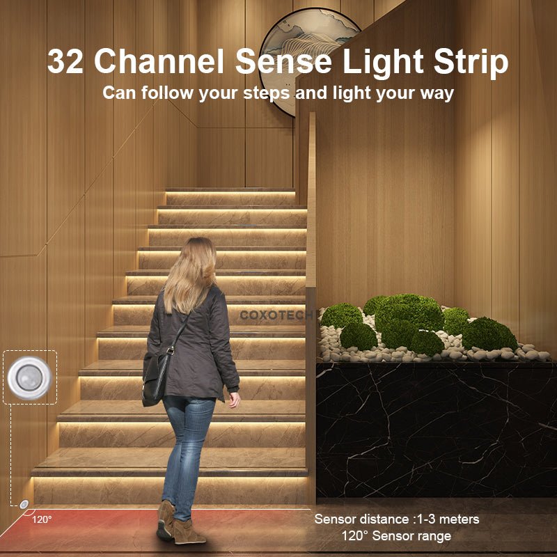 V2 - STEP LED Stair Induction Controller System (Motion Sensor, 500W Capacity) - Aura Lighting - Azar Group