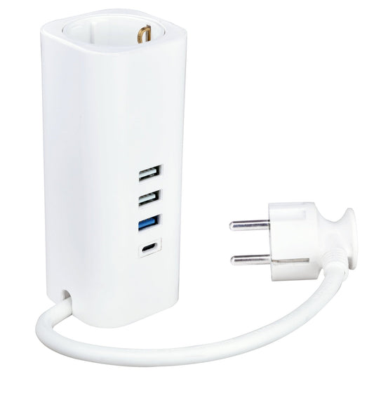 V.E.M. 1 - Way Socket with USB – Compact Design, Powerful Charging - V.E.M. - Azar Group