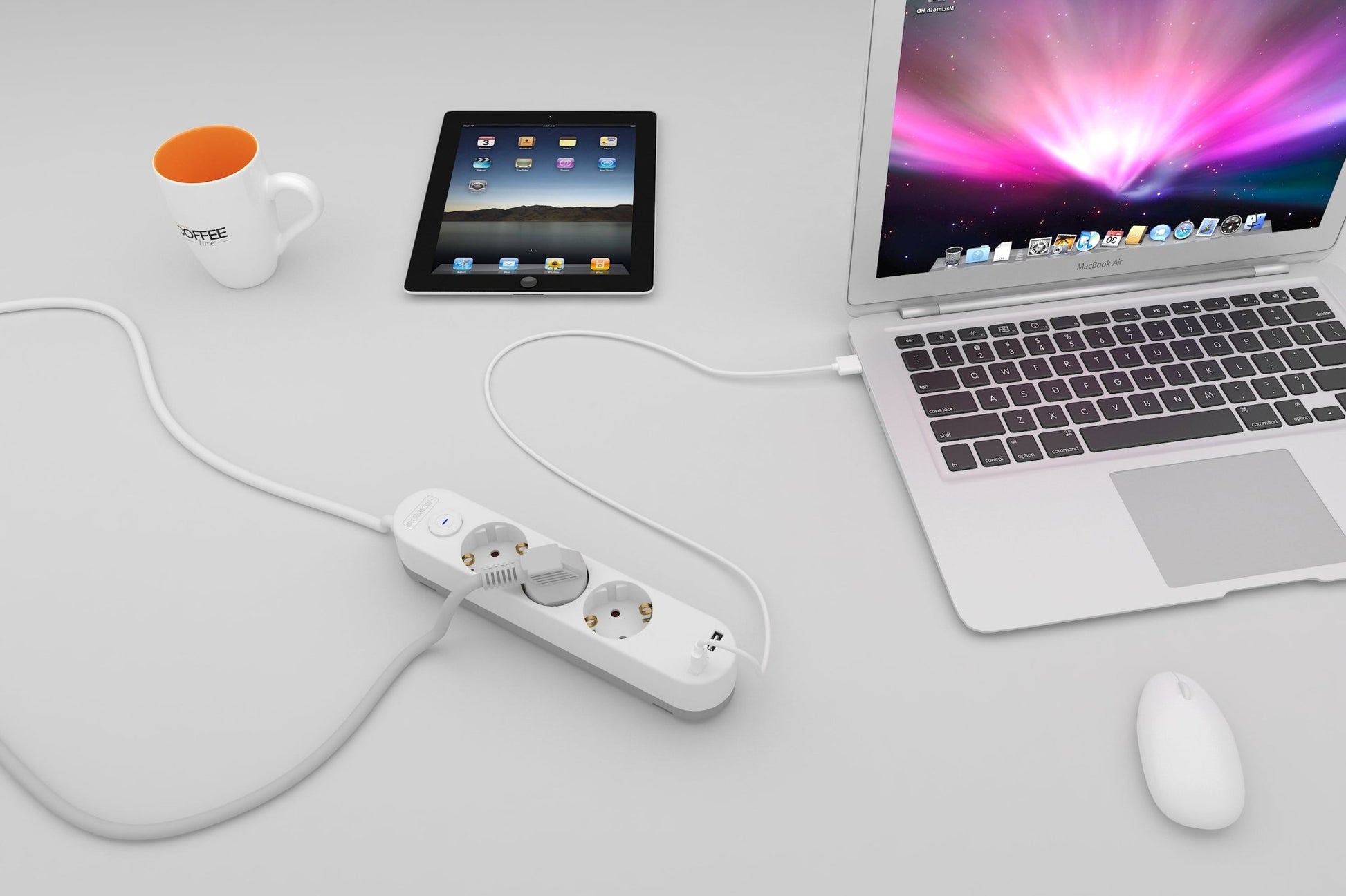 V.E.M. 6 - Way Multiple Socket with USB – Power More, Charge Smarter - V.E.M. - Azar Group