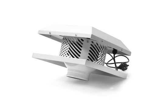 VEM - HEE - 100IZR 4 - Inch White Roof Mounted Exhaust Fan 220V Centrifugal Roof Fan - Fans - V.E.M. - Azar Group