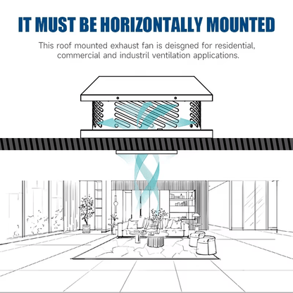 VEM - HEE - 100IZR 4 - Inch White Roof Mounted Exhaust Fan 220V Centrifugal Roof Fan - Fans - V.E.M. - Azar Group