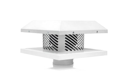 VEM - HEE - 100IZR 4 - Inch White Roof Mounted Exhaust Fan 220V Centrifugal Roof Fan - Fans - V.E.M. - Azar Group