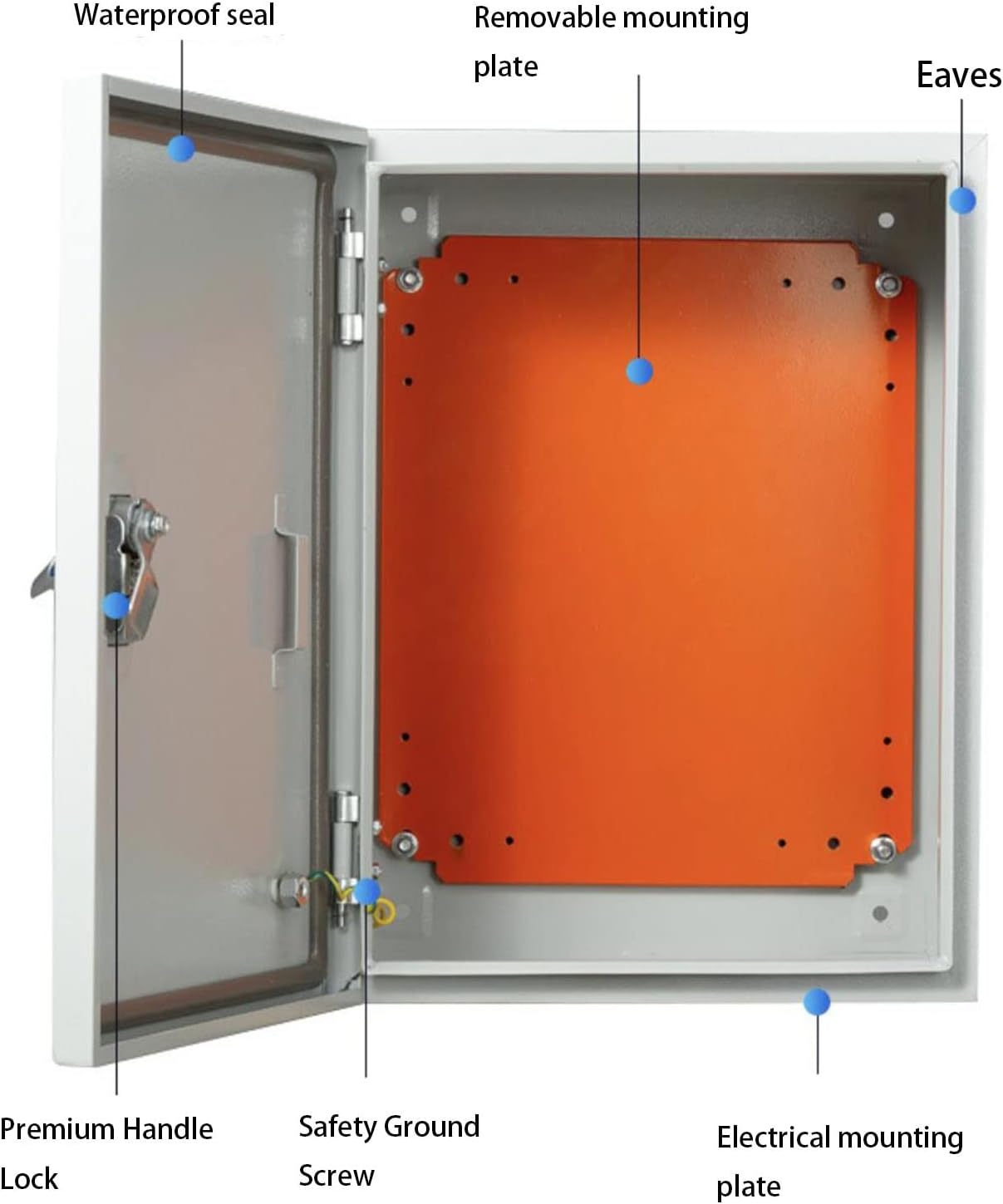 V.E.M. JXF1 Metal Box 120X80X30 - V.E.M. - Azar Group