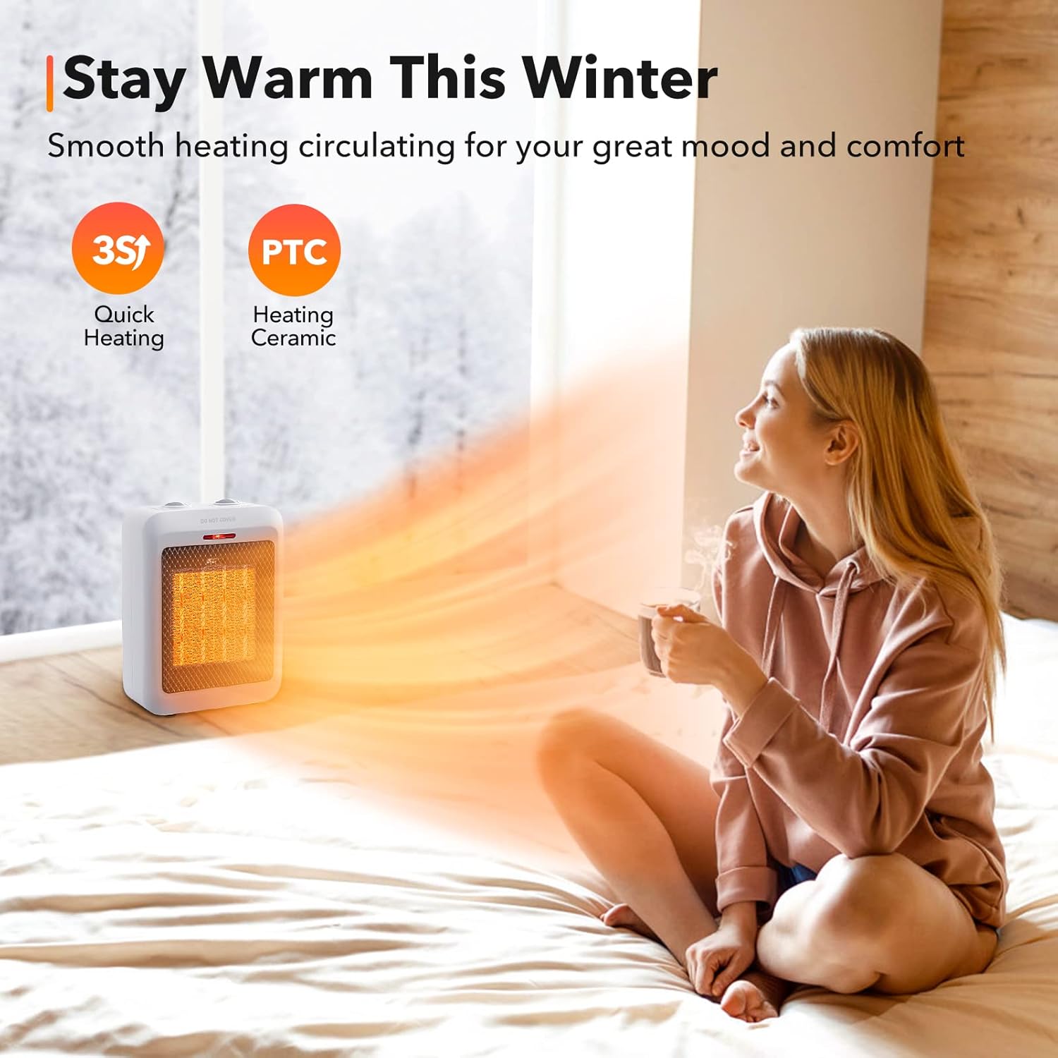 VEM PTC Heater 750W - 1500W Potop Besecure - Heaters - V.E.M. - Azar Group