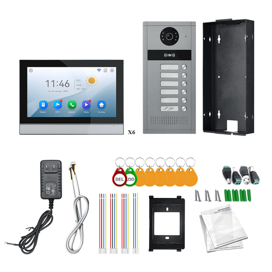 V.E.M. Video Doorphone Outdoor Station For 12 Apartments - Interphones - V.E.M. - Azar Group