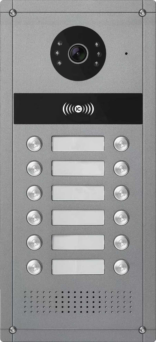 V.E.M. Video Doorphone Outdoor Station For 12 Apartments - Interphones - V.E.M. - Azar Group