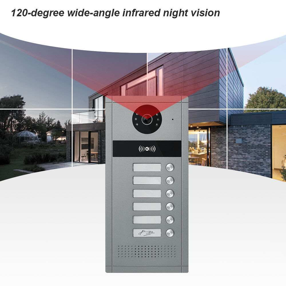 V.E.M. Video Doorphone Outdoor Station For 12 Apartments - Interphones - V.E.M. - Azar Group