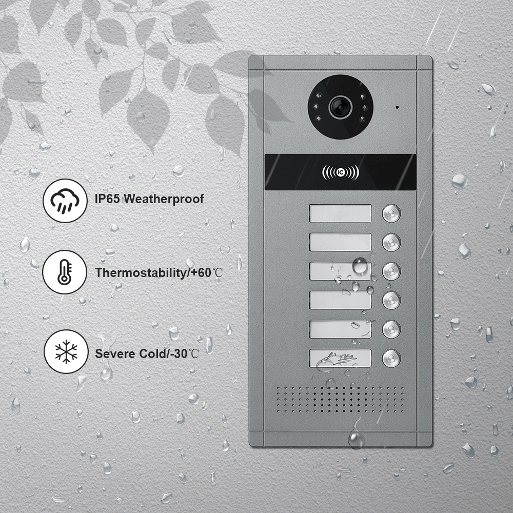 V.E.M. Video Doorphone Outdoor Station For 12 Apartments - Interphones - V.E.M. - Azar Group