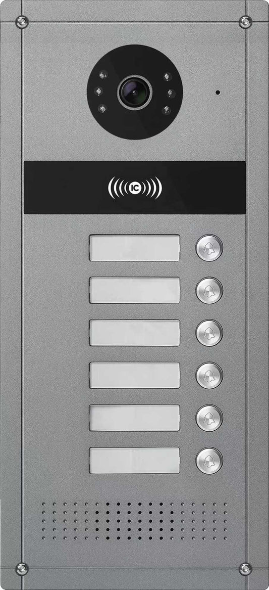 V.E.M. Video Doorphone Outdoor Station For 6 Apartments - Interphones - V.E.M. - Azar Group