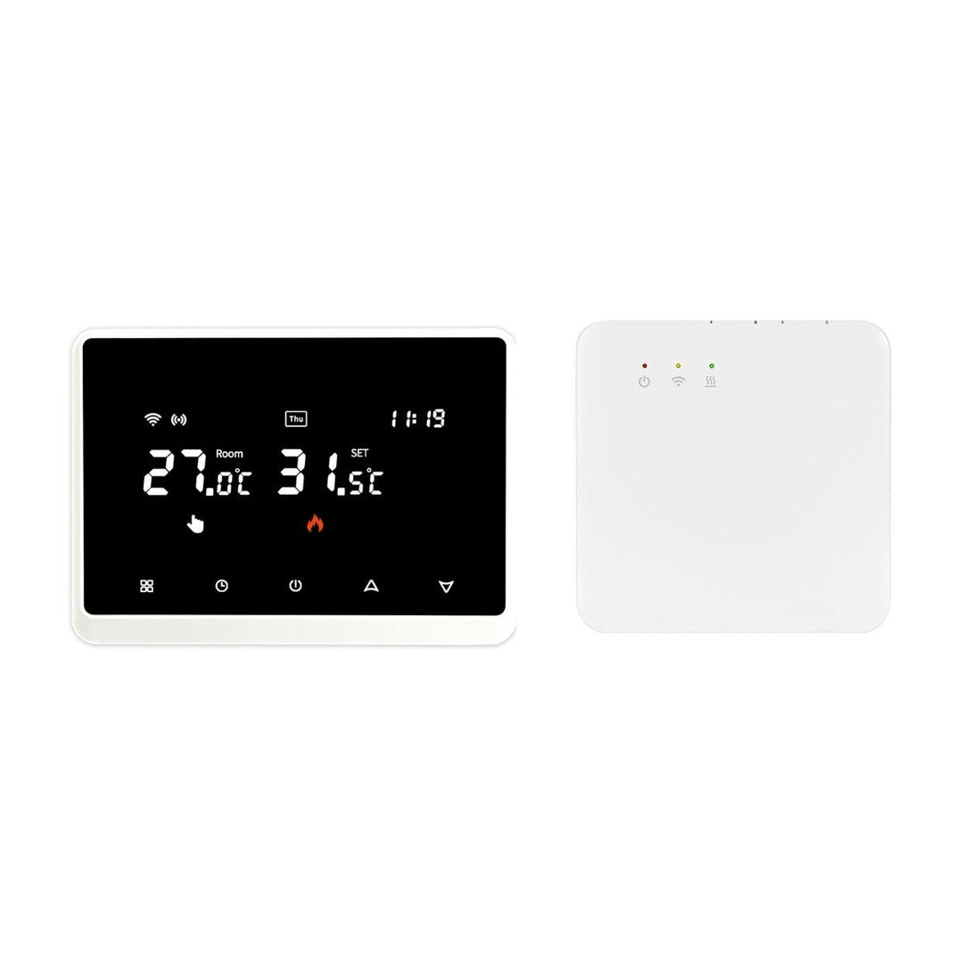 V.E.M. WT19P-WF WiFi thermostat black touch screen and receiver