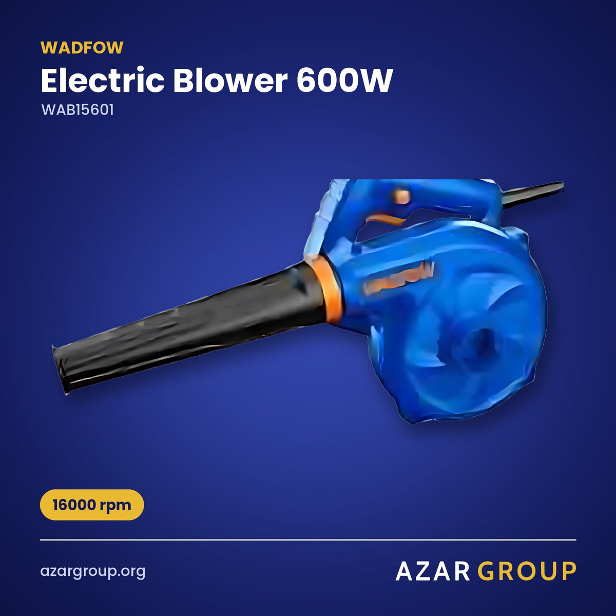 WADFOW WAB15601 Electric Blower 600W – 16000 rpm