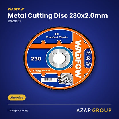 WADFOW WAC1397 Metal Cutting Disc 230x2.0mm – Abrasive
