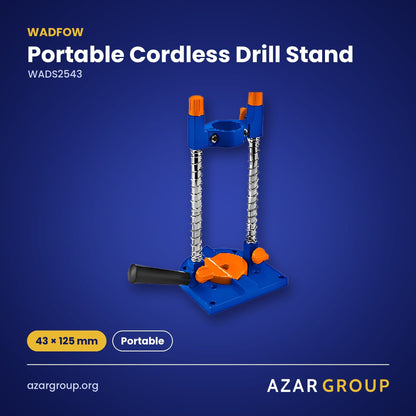 WADFOW WADS2543 Portable Cordless Drill Stand – 43 × 125 mm, Portable