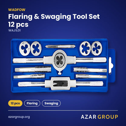 WADFOW WAJ1L01 Flaring & Swaging Tool Set 12 pcs – 12 pcs, Flaring, Swaging