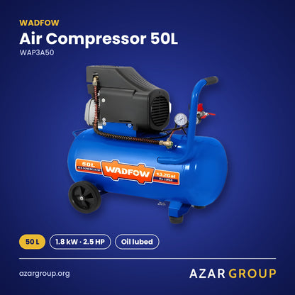 WADFOW WAP3A50 Air Compressor 50L – 50 L, 1.8 kW · 2.5 HP, Oil lubed