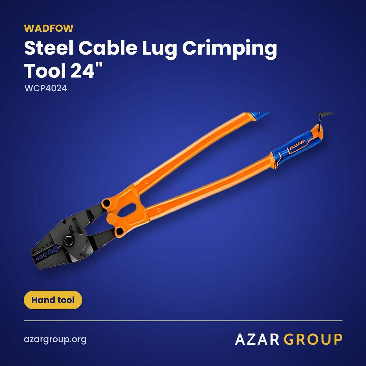 WADFOW WCP4024 Steel Cable Lug Crimping Tool 24" – Hand tool