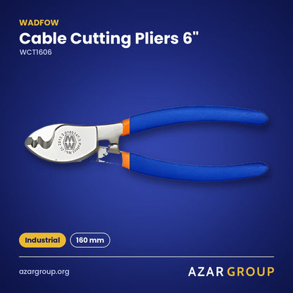 WADFOW WCT1606 Cable Cutting Pliers 6" – Industrial, 160 mm