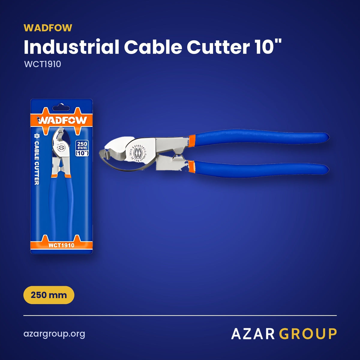 WADFOW WCT1910 Industrial Cable Cutter 10" – 250 mm