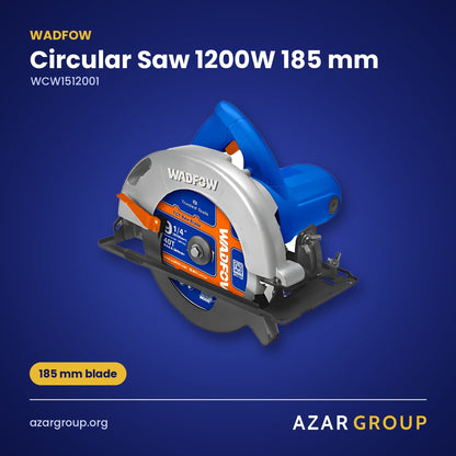 WADFOW WCW1512001 Circular Saw 1200W 185 mm – 185 mm blade