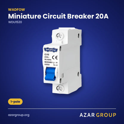 WADFOW WDU1520 Miniature Circuit Breaker 20A – 1-pole