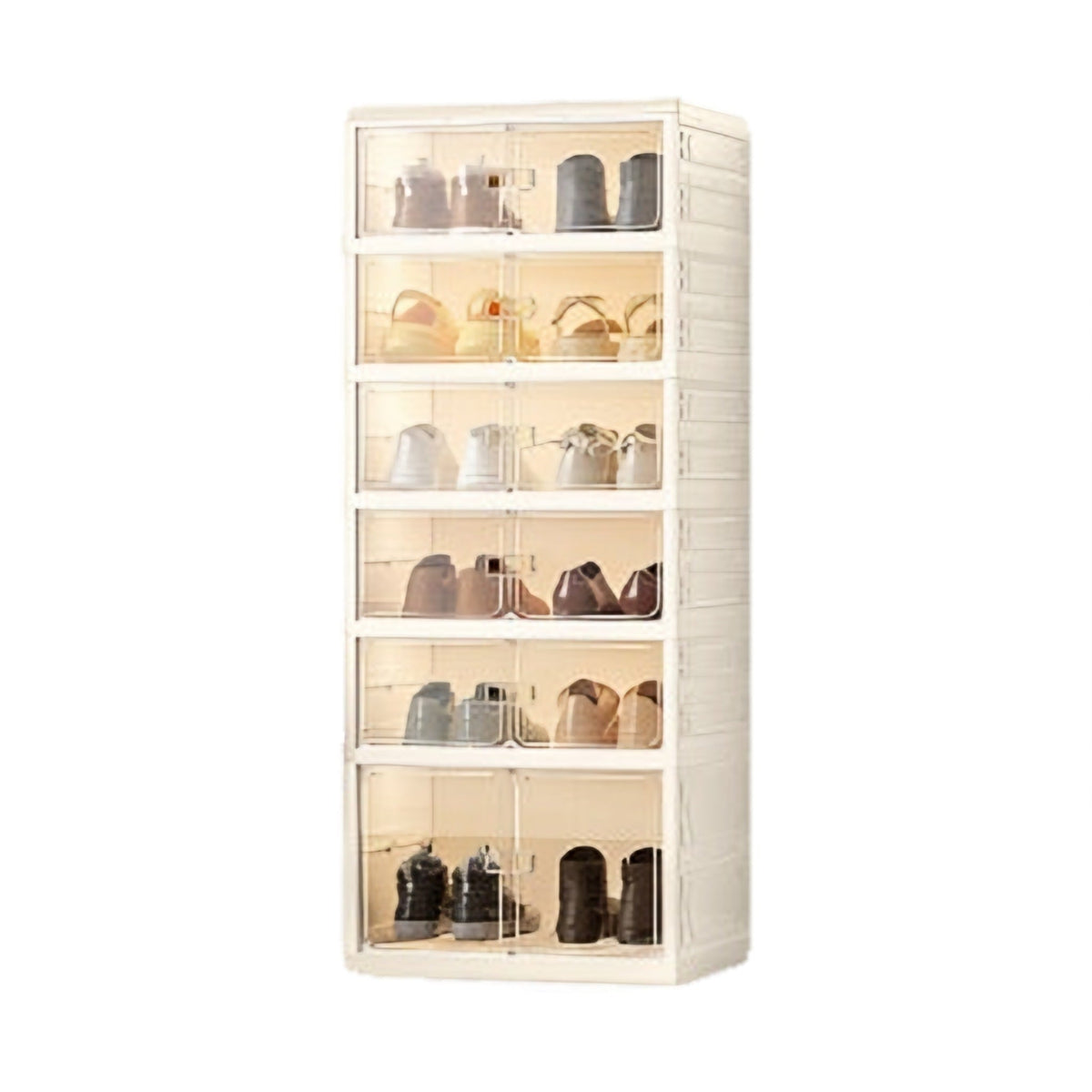 WADFOW WFCB1106 Foldable Shoe Rack 6-Tier